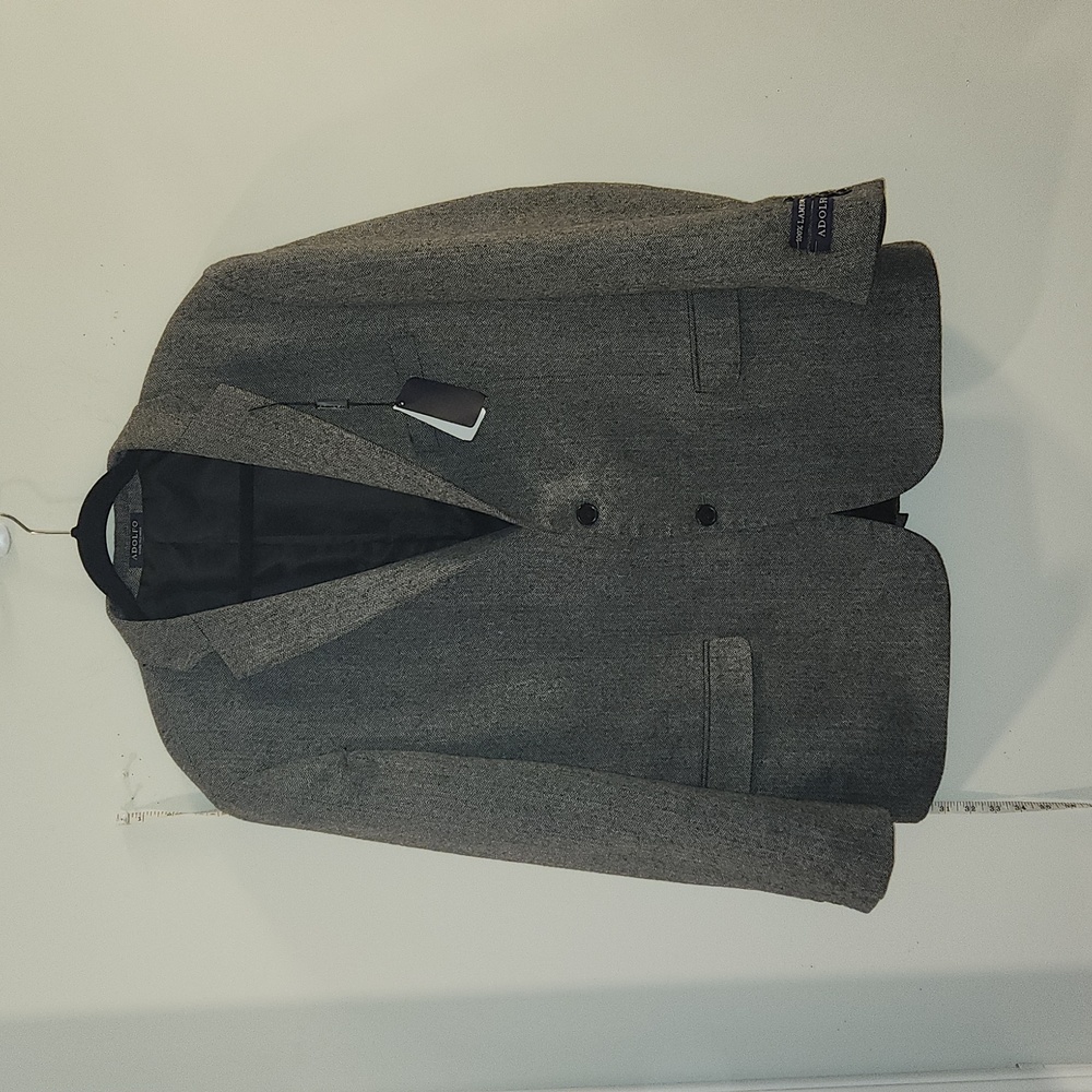 Adolfo~ NWT Grey Sport Coat Size 44 Short